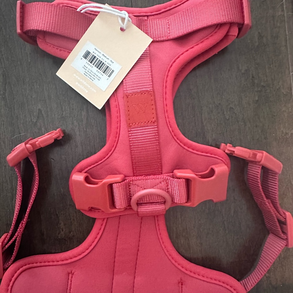 Dog red  Harness (medium, brand wild one)